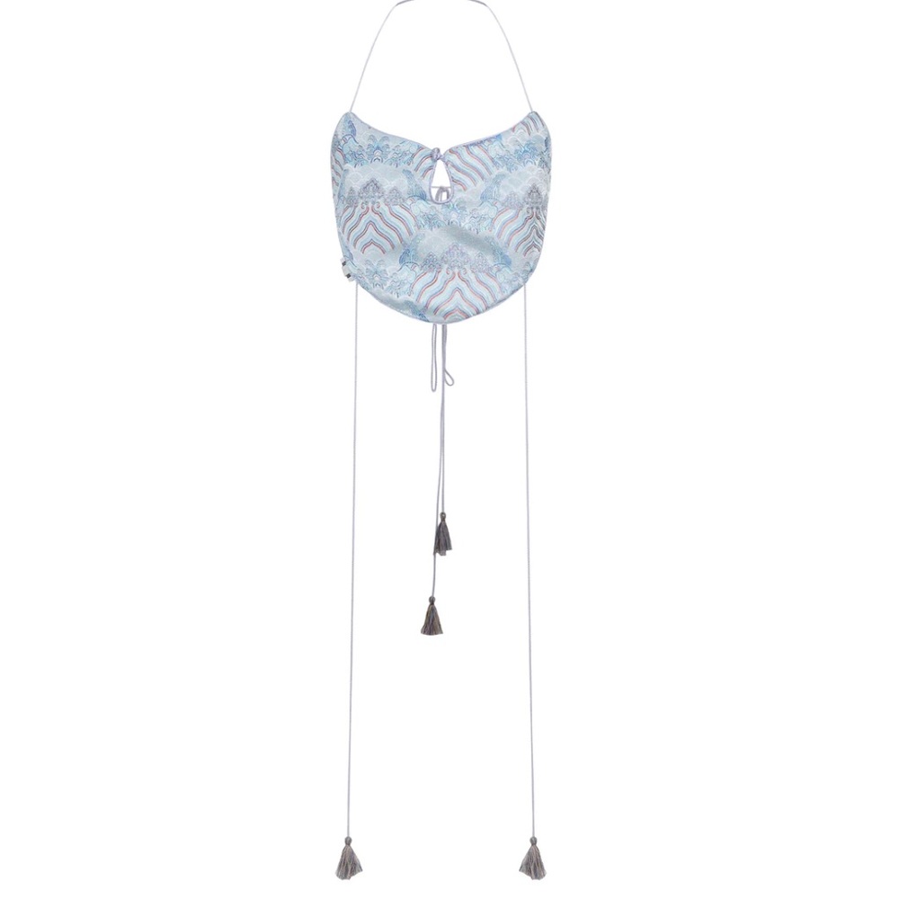 Dawang New York - Dong reversible apron top, blue